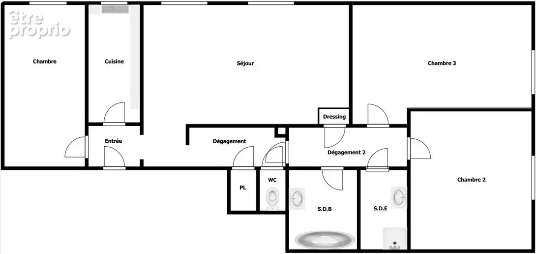 Clichy - 4 pieces - 455 000 fai - photo 6