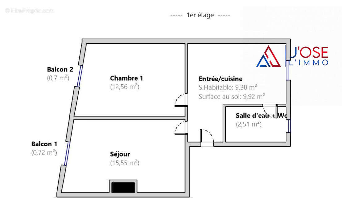 Appartement à PARIS-19E