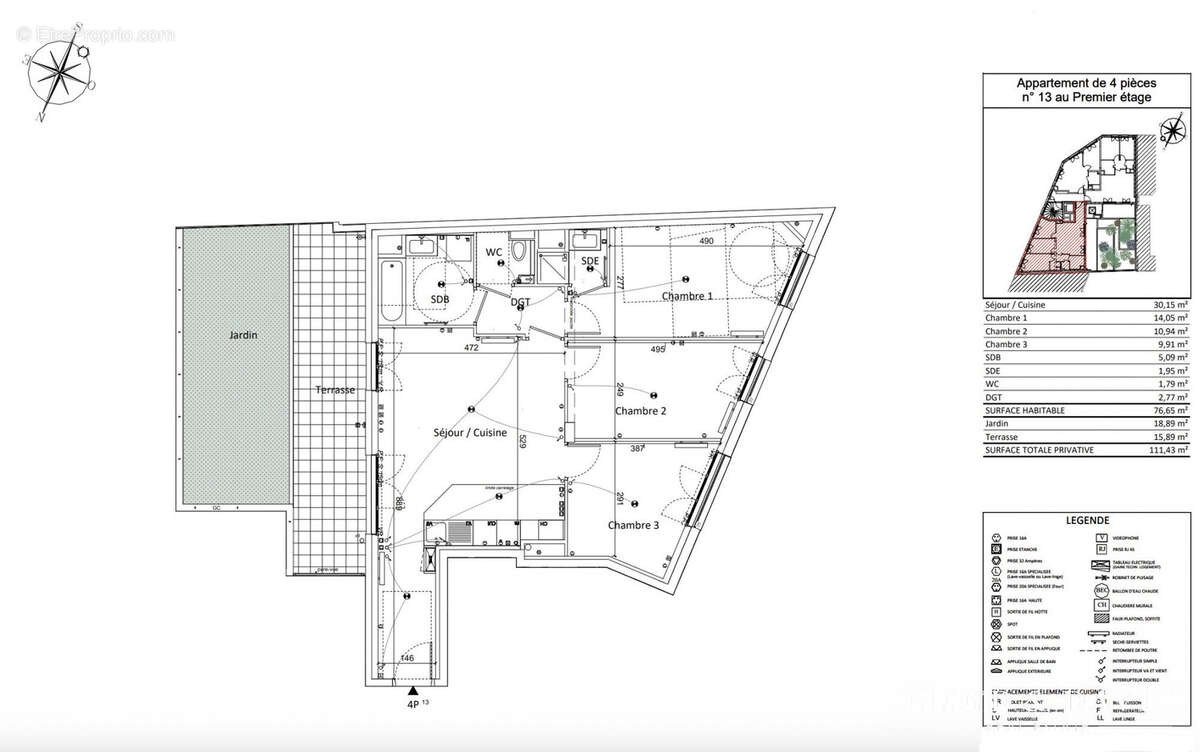 Appartement à COURBEVOIE