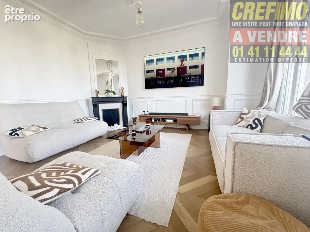 Appartement de caractère à vendre à Asnières-sur-Seine  Charme de l'ancien et rénovation de qualité - photo 6