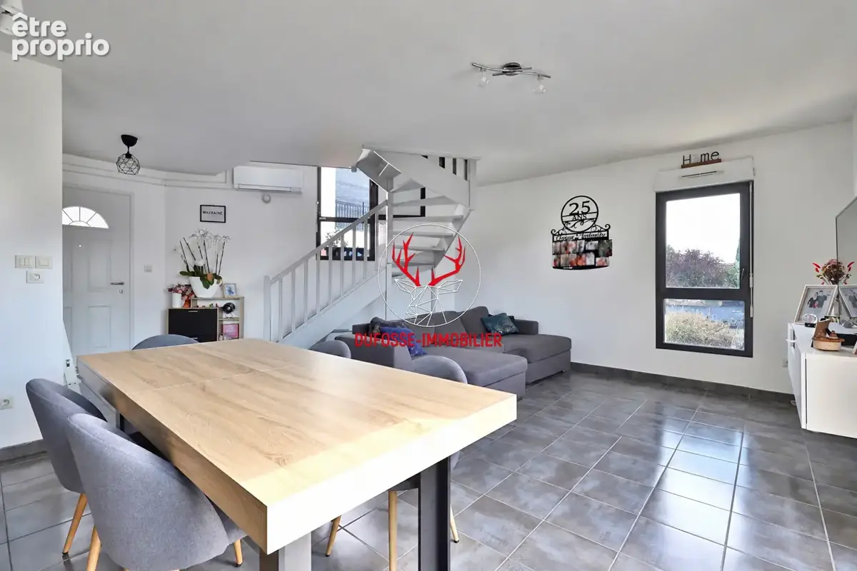 Dommartin centre - T3 Duplex 70 m² - terrasse 26 m² - photo 3
