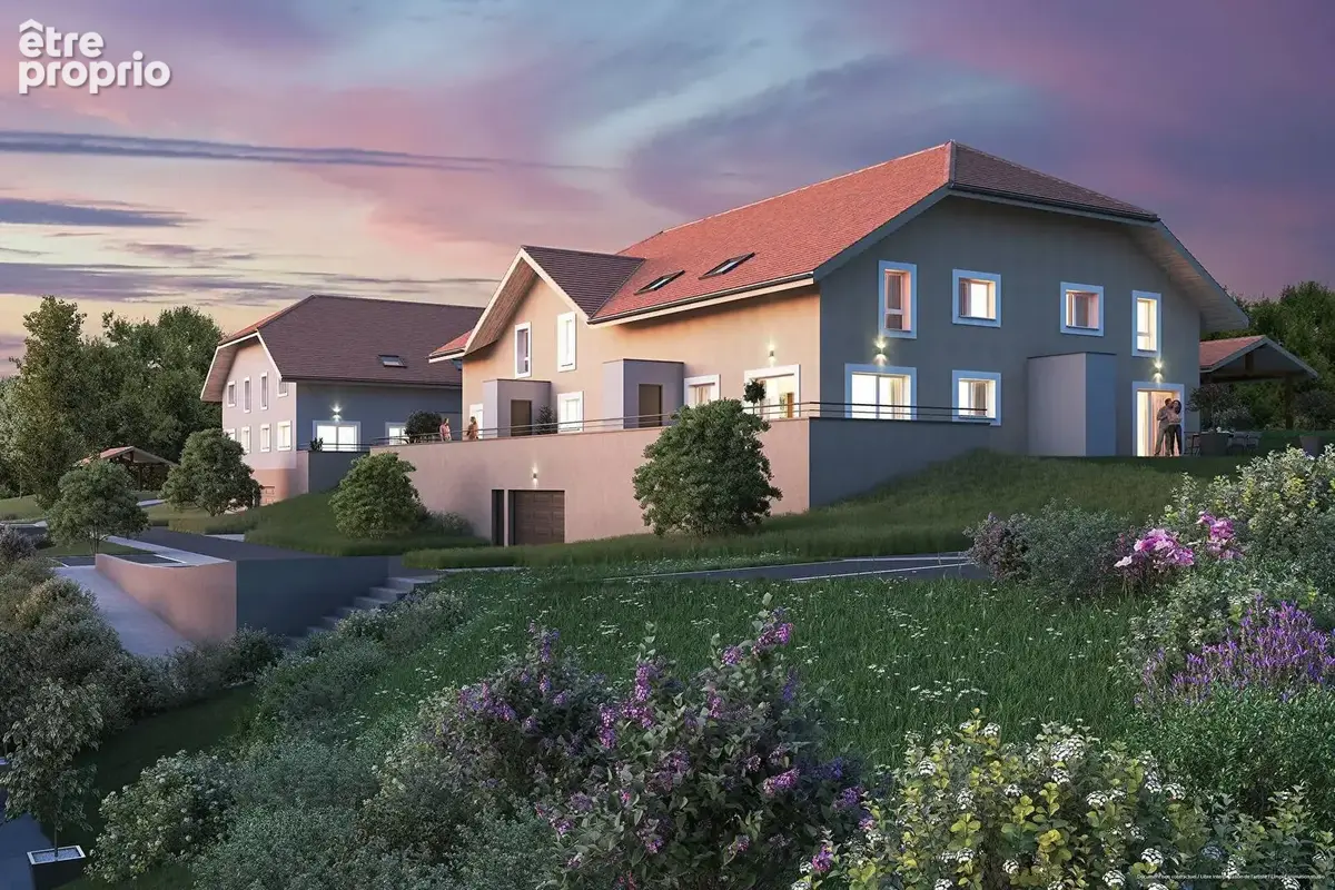 Agence immobiliere laforet - sillingy - programme neuf - appartement t4 duplex de 86m² - jardin - terrasse - box - cellier - a p - photo 2