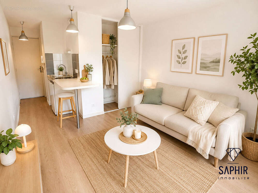 Exclusivité SAPHIR IMMOBILIER - Toulouse 31400 - Saint-Agne - Appartement 1 pièce à vendre à Toulouse - photo 2