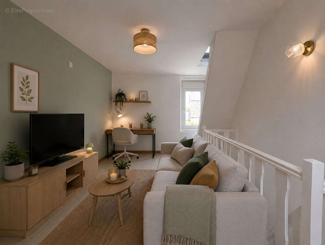 Maison au coeur de Montreuil-sur-Ille - Gare à pied  -  3 niveaux - 27 m2 - photo 13
