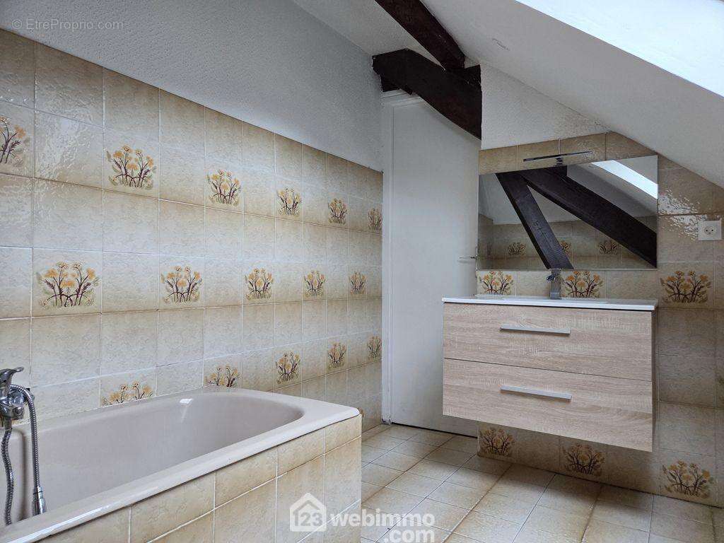 Une salle de bain et un WC séparé complètent ce bien. - Appartement à SAINT-JEAN-DE-MAURIENNE
