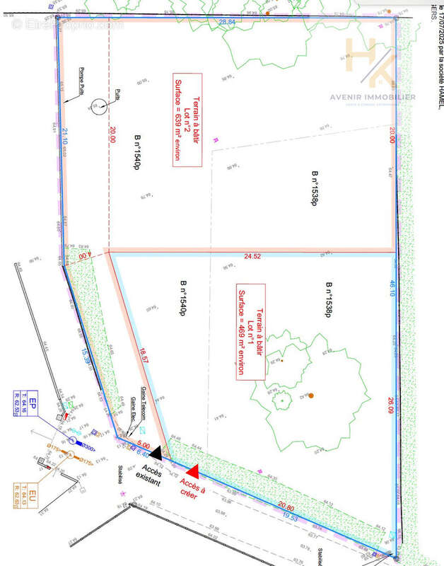 Terrain à SAINT-LAMBERT-LA-POTHERIE