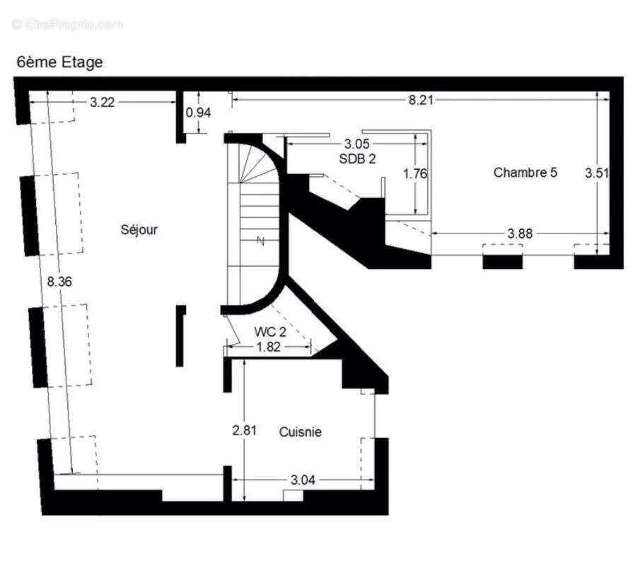 Appartement à PARIS-14E