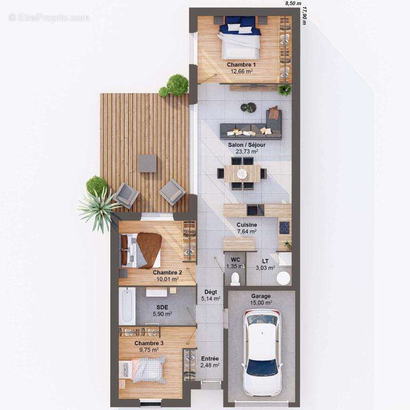 Maison à TREVENEUC