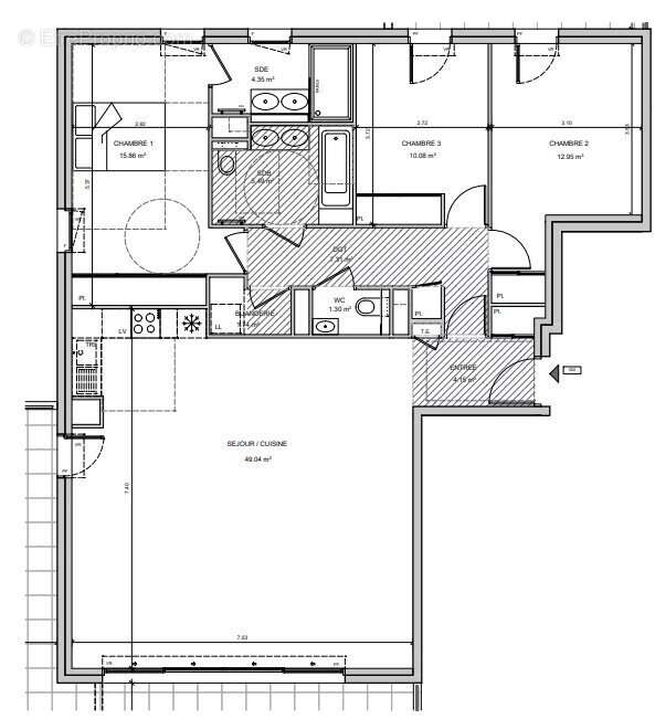 Appartement à VILLENEUVE-LOUBET