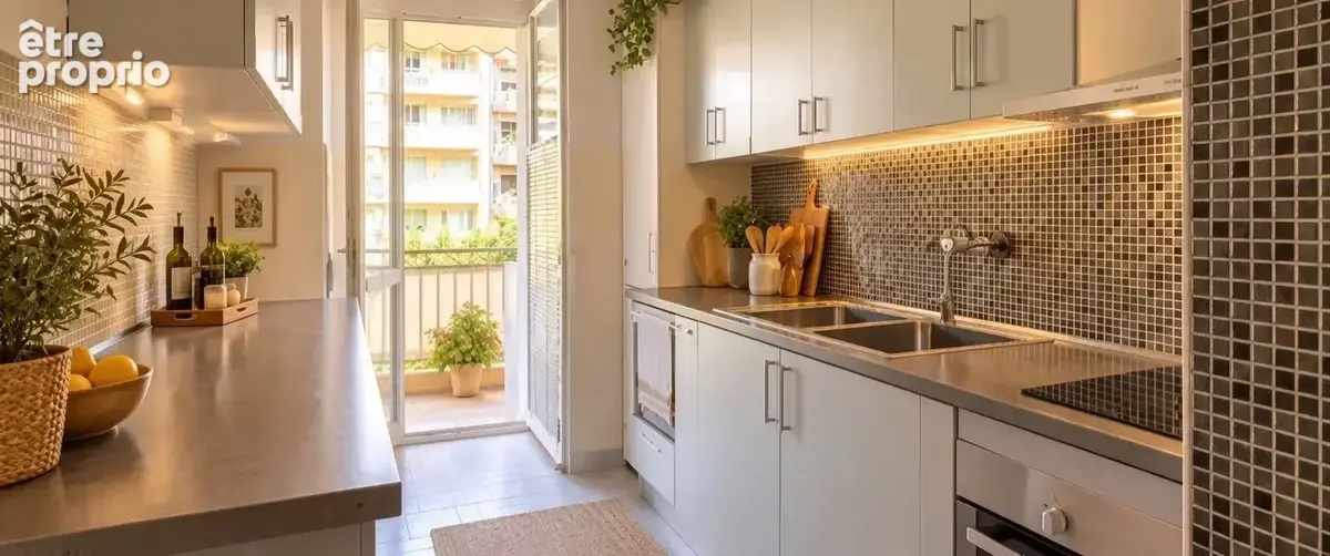 Libération  - 2 pièces - 46 m² - 2 balcons - vue dégagée - ascenseur - photo 2