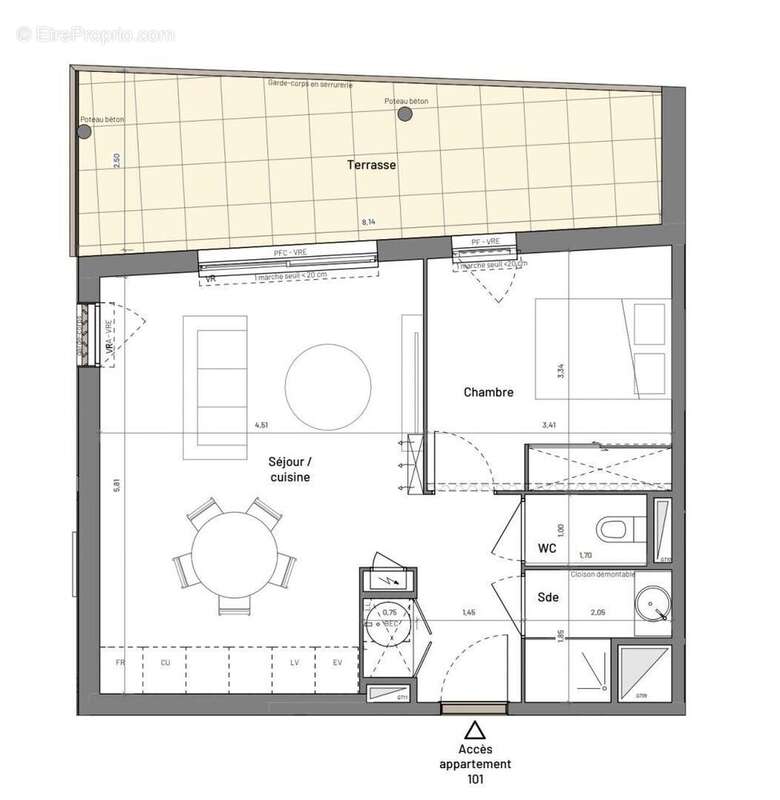Photo 5 - Appartement à CLARENSAC