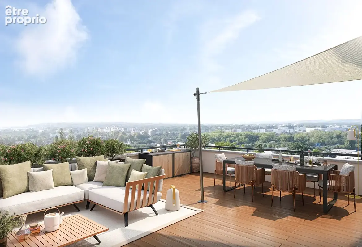 Appartement Toulouse 5 pièces de 100m² + 39m² de terrasse + 2 Parkings sous-sol ! L'ORMEAU - photo 7