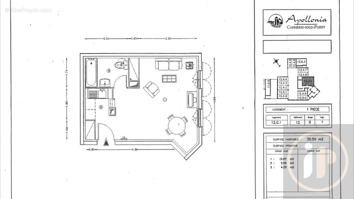 Appartement à CARRIERES-SOUS-POISSY