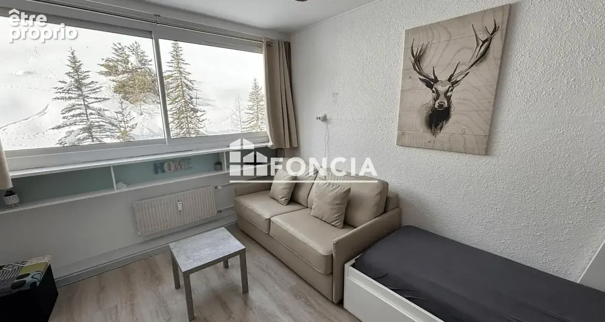 La foux d'allos, residence la croisette quartier des aiguilles face a l'esf, superbe studio neuf plein sud, cosy et lumineux. ca - photo 3
