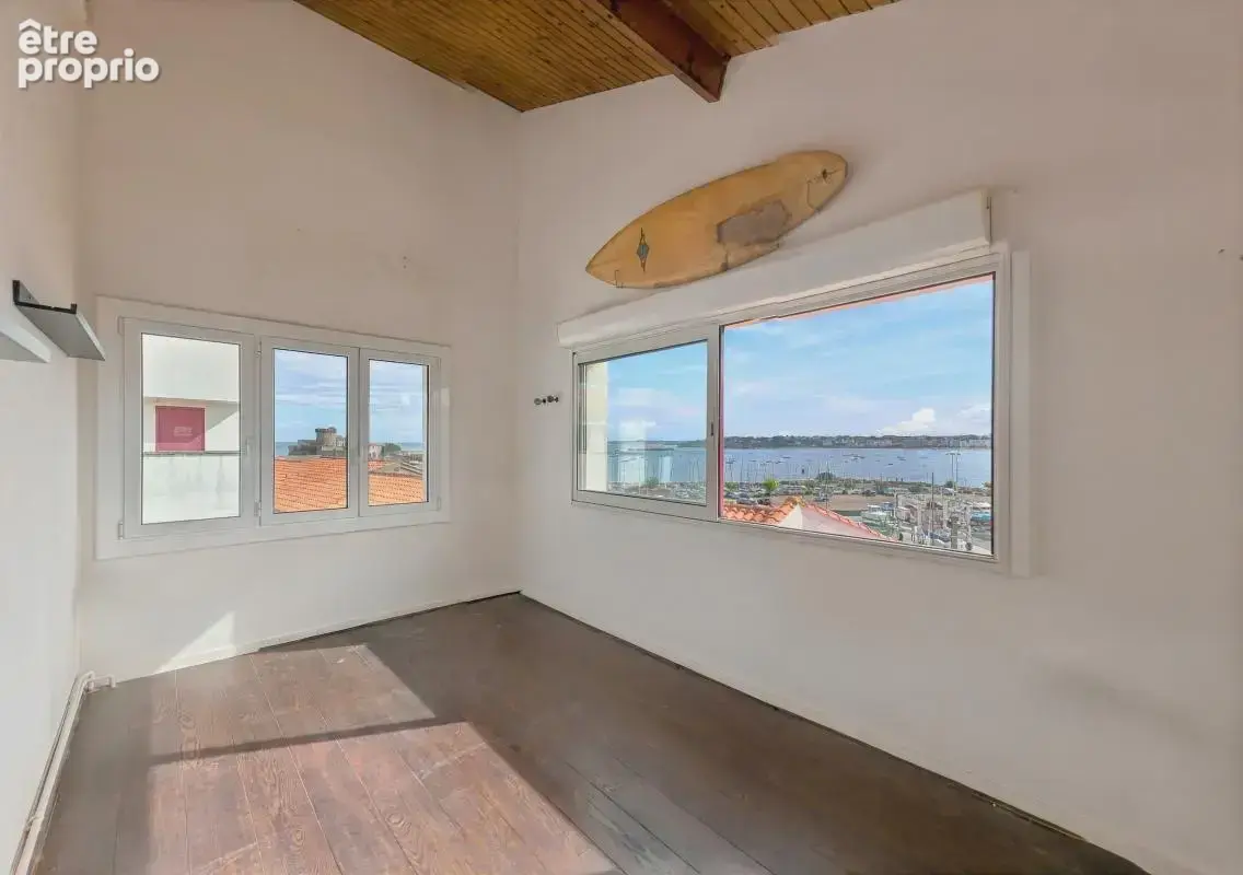 Ciboure Socoa – Appartement T3 dernier étage, vue mer et Fort de Socoa, terrasse et box - photo 2