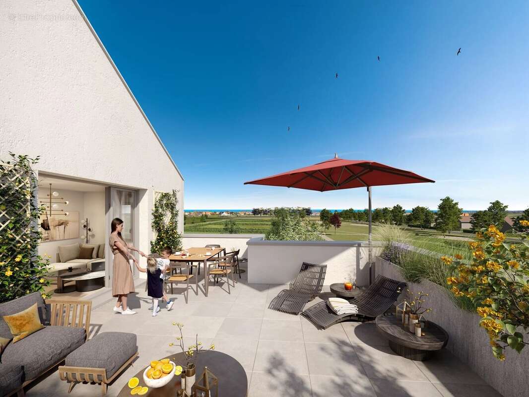 COURSEULLES SUR MER - Appartement  T3 de 52.18m² - photo 2