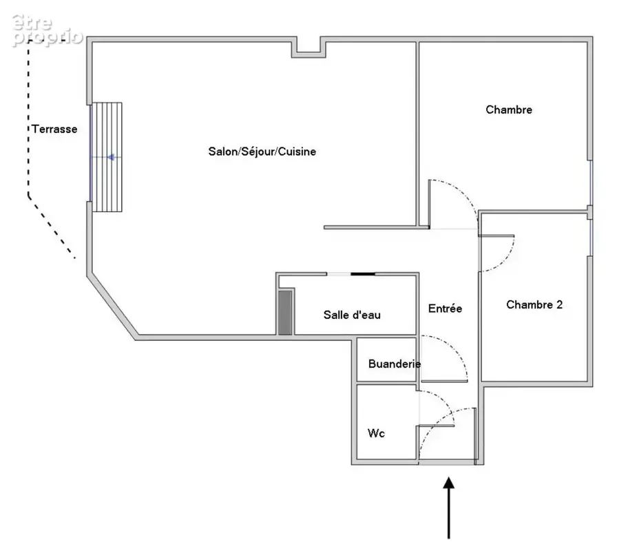Quartier ARCEAUX- Appartement 3 pièces de 67 m2 avec terrasse et cave  - photo 7