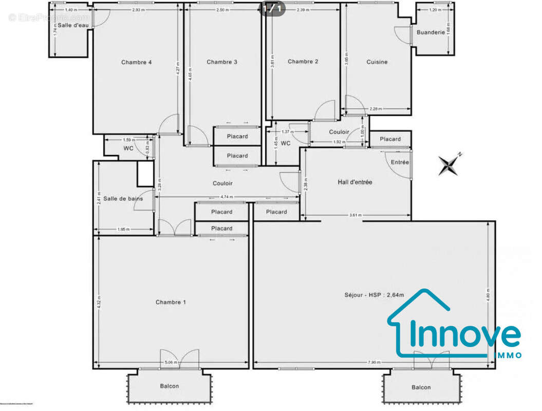 Appartement à VERSAILLES