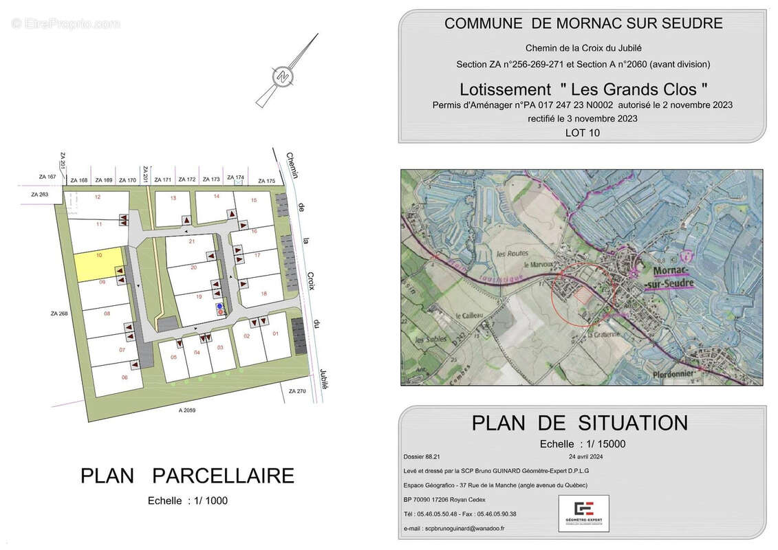 Terrain de 394m2 viabilise lot 10 - photo 3
