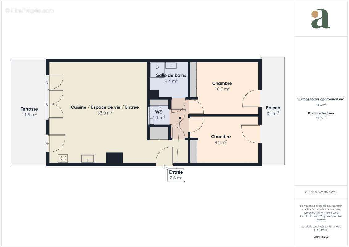 Appartement à RUEIL-MALMAISON