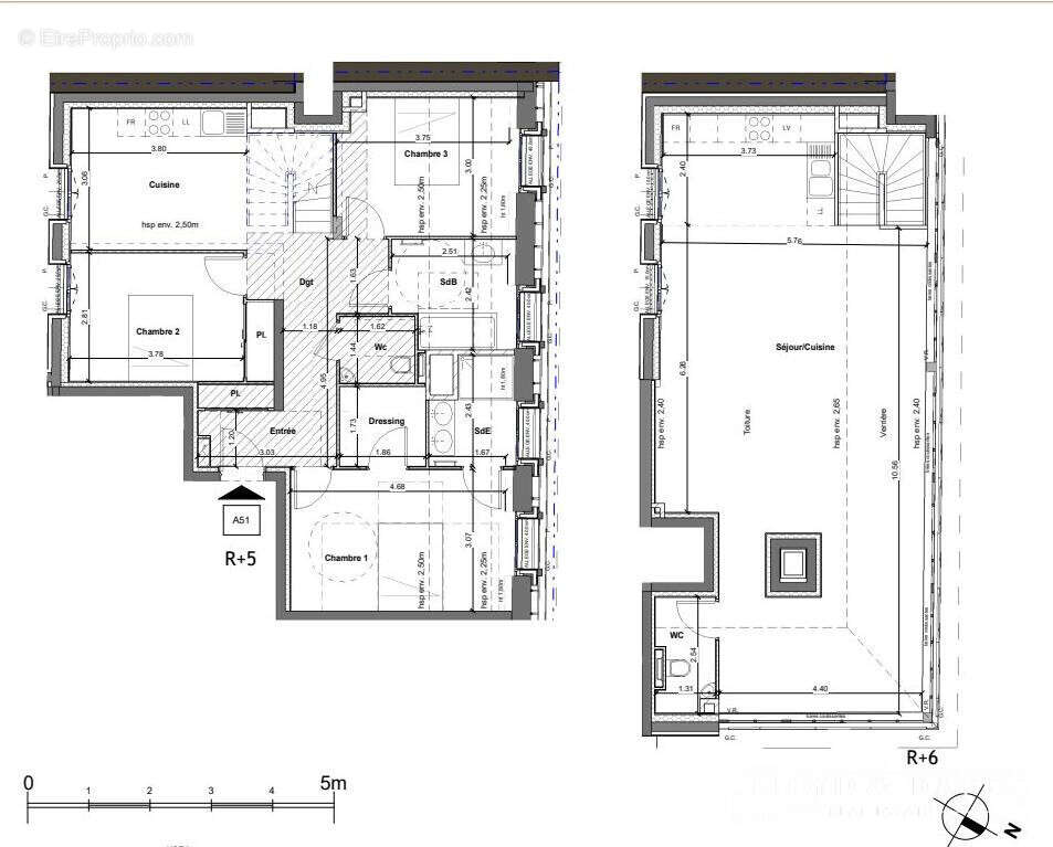 Appartement à PARIS-15E
