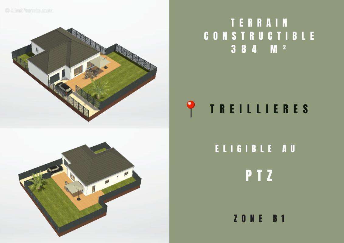 Terrain constructible - treillieres - bourg - photo 4