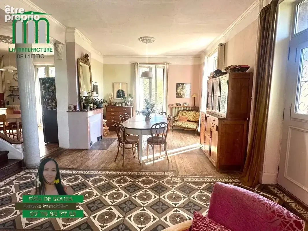 Maison bourgeoise de 1906 - 297.93 m² habitables - parcelle de terrain de 2480 m²- secteur Cotatay / La Pouratt'e - photo 9