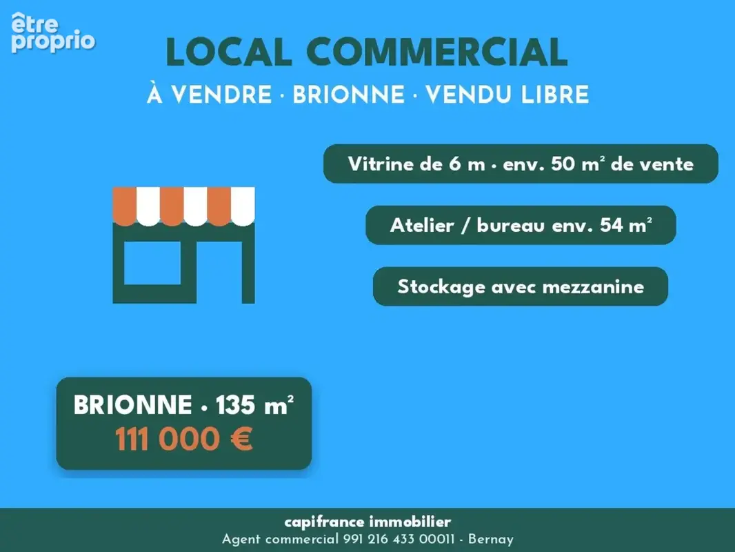 Local commercial 135 m² – vendu libre – brionne – emplacement n°1 - photo 4