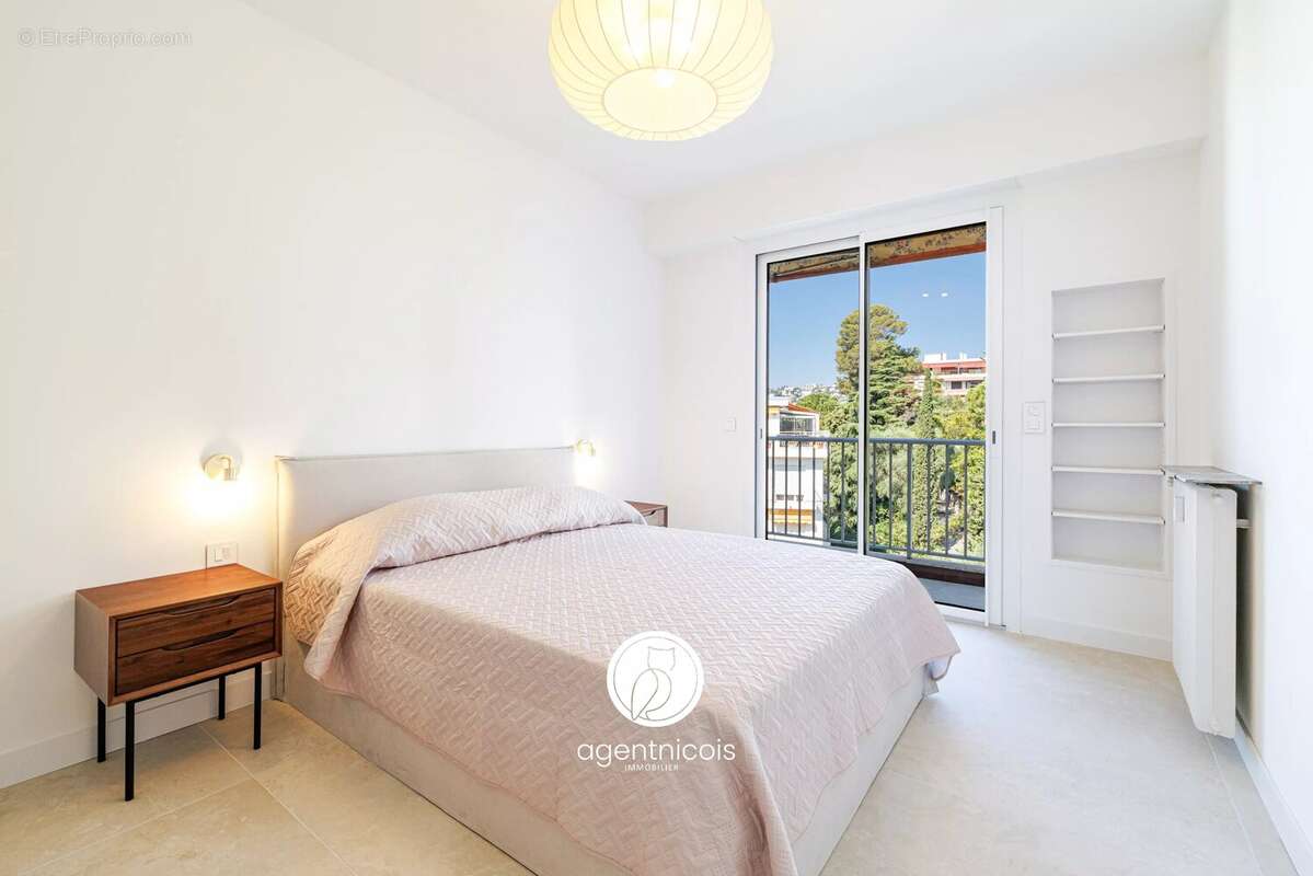 Nice cimiez // avenue georges v : appartement traversant / rénové / meublé / terrasses - photo 22