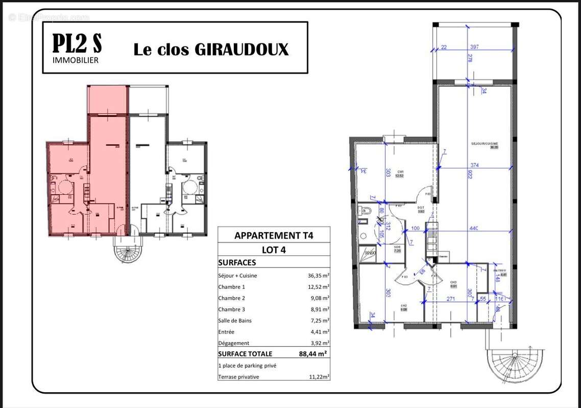 Appartement à TOURS