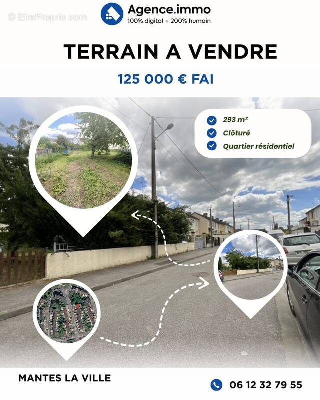 Terrain à MANTES-LA-VILLE