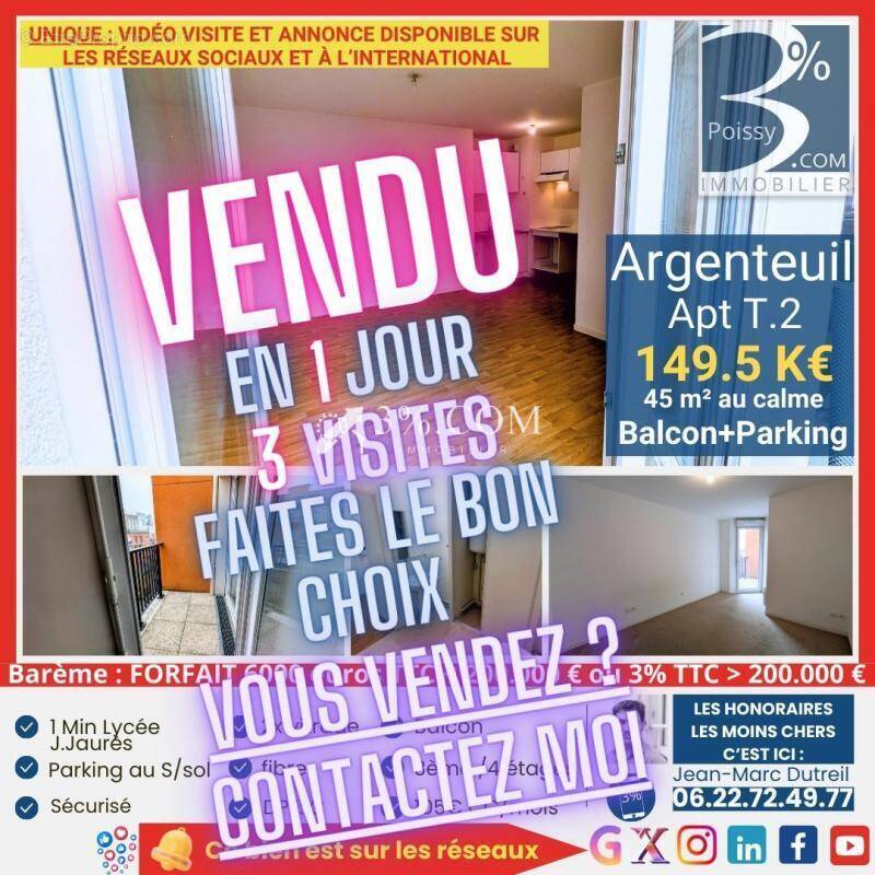 Appartement à ARGENTEUIL