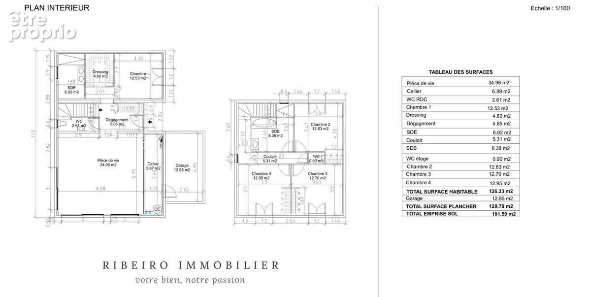 Terrain avec projet de villa contemporaine, permis purgé au Grau d'Agde - photo 6