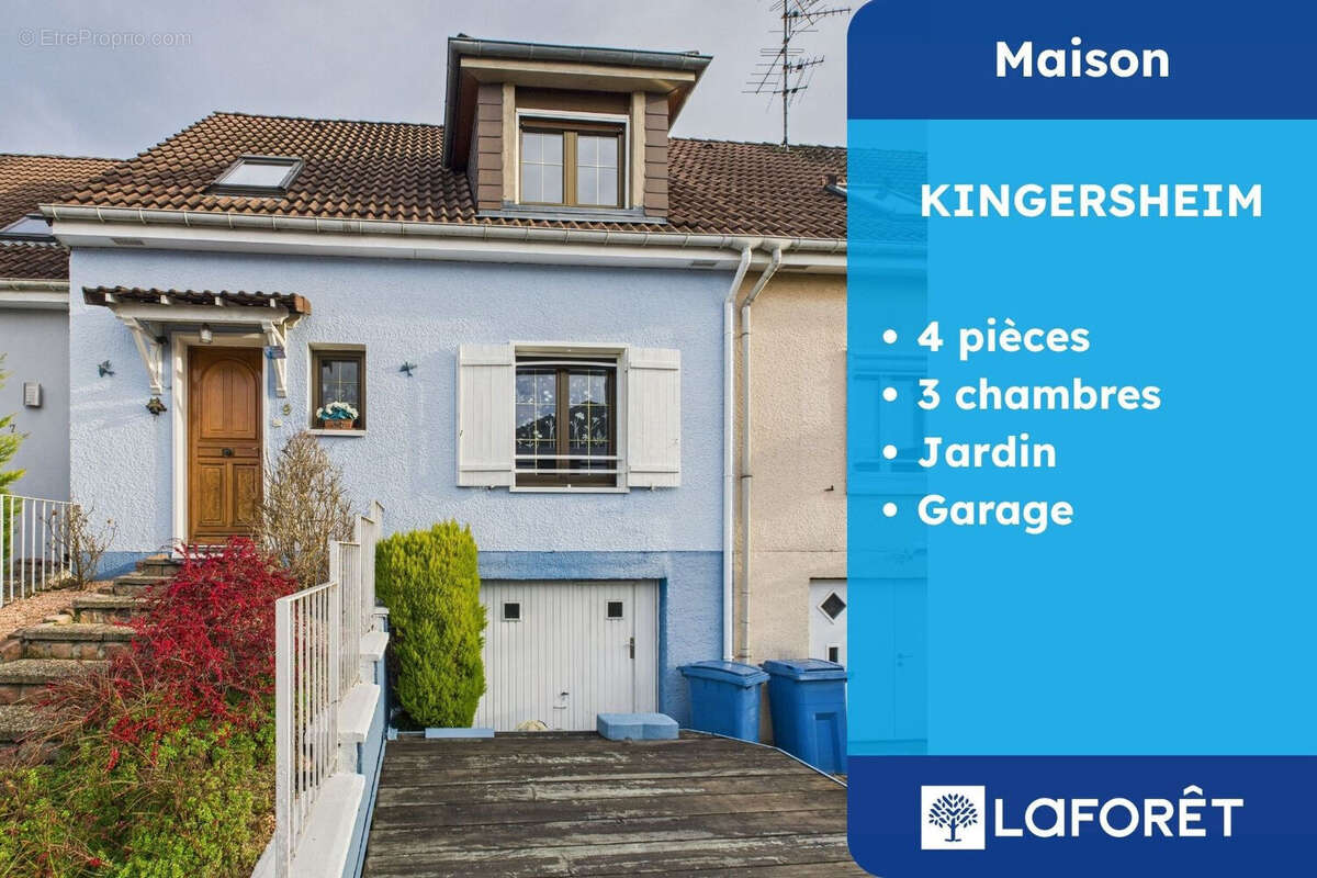 KINGERSHEIM maison jumelée 4 pièces avec jardin et garage - photo 2