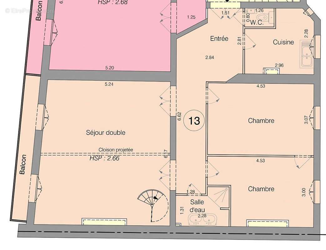 Appartement à PARIS-17E