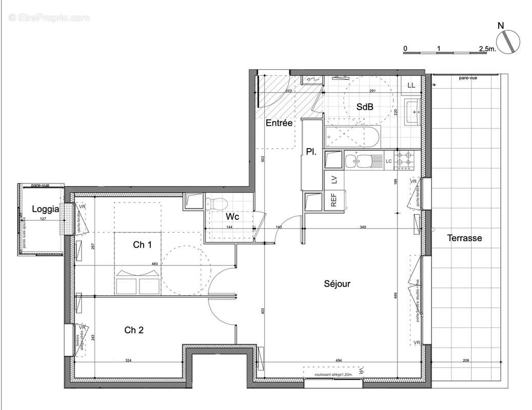 Appartement à AUBERVILLIERS