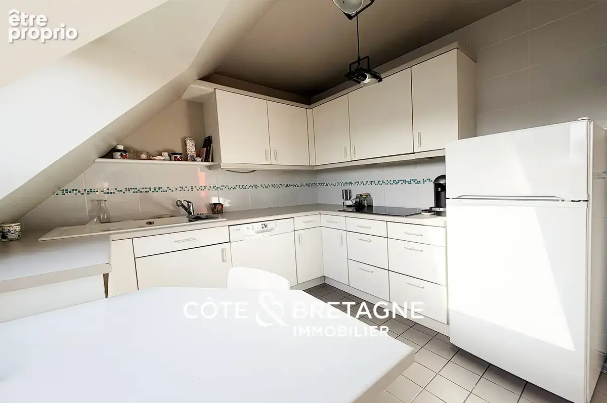 Saint-brieuc saint-michel   triplex 128 m2, terrasse & garage  réf : 202677 - photo 4