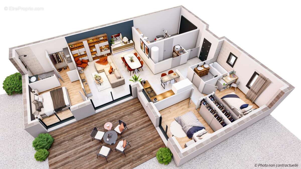 Maison 5 pièces 91 m2 - photo 2