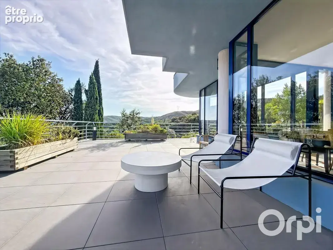 Saint-Péray — Villa d’architecte d’exception avec piscine à débordement et vue panoramique - photo 15