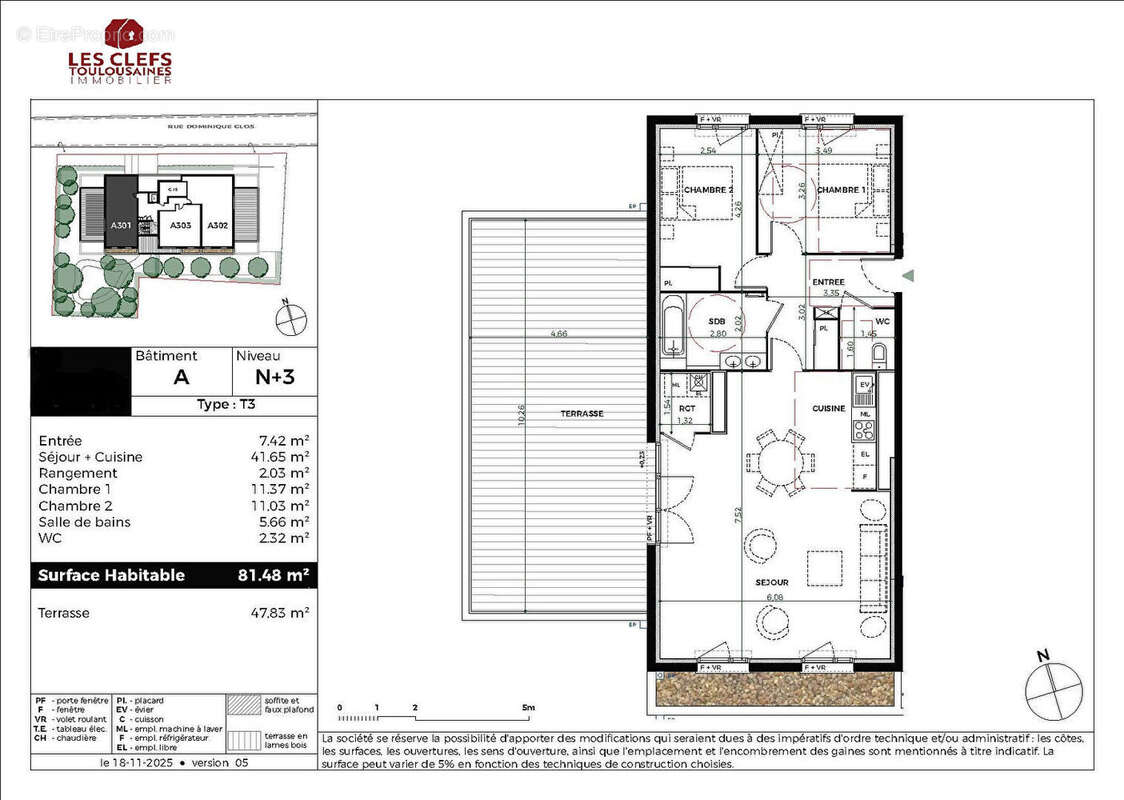 Appartement à TOULOUSE