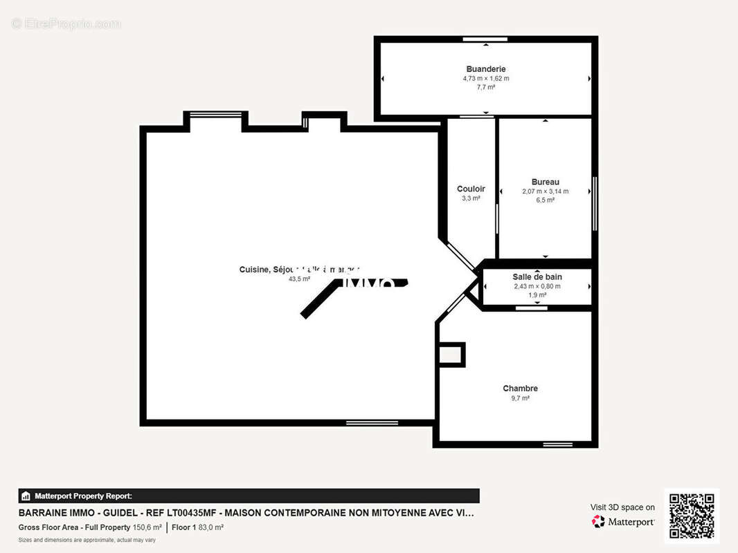 Guidel - maison contemporaine  non mitoyenne de 2005 - terrain de 700m²  avec dependance - photo 19