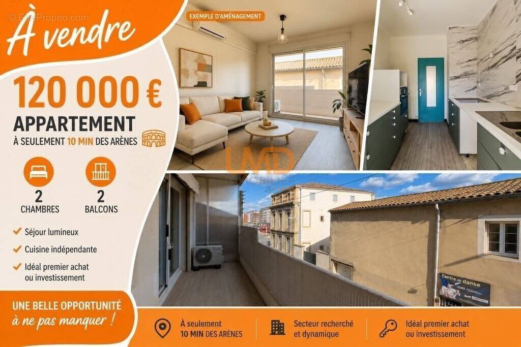 Photo Appartement à Nimes au prix de 120 000€