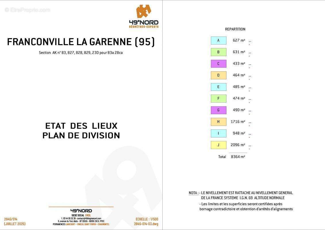 Terrain à FRANCONVILLE