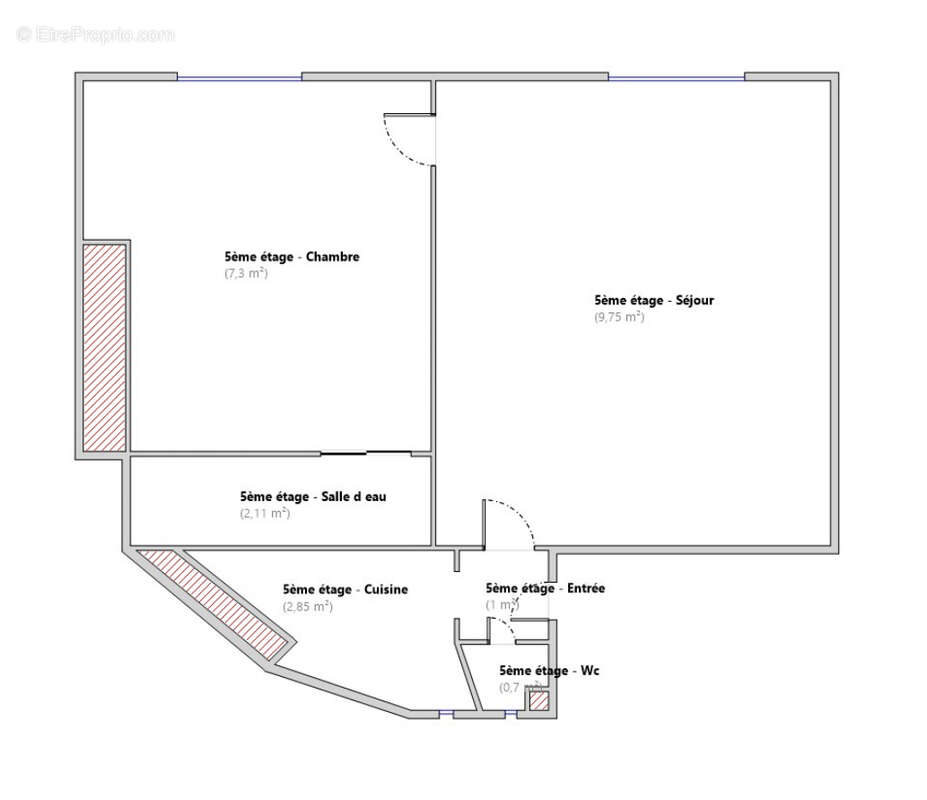 Appartement à PARIS-18E