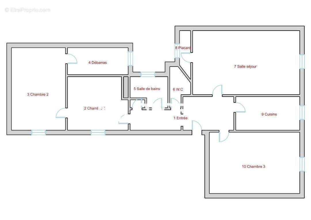 Appartement à PARIS-15E
