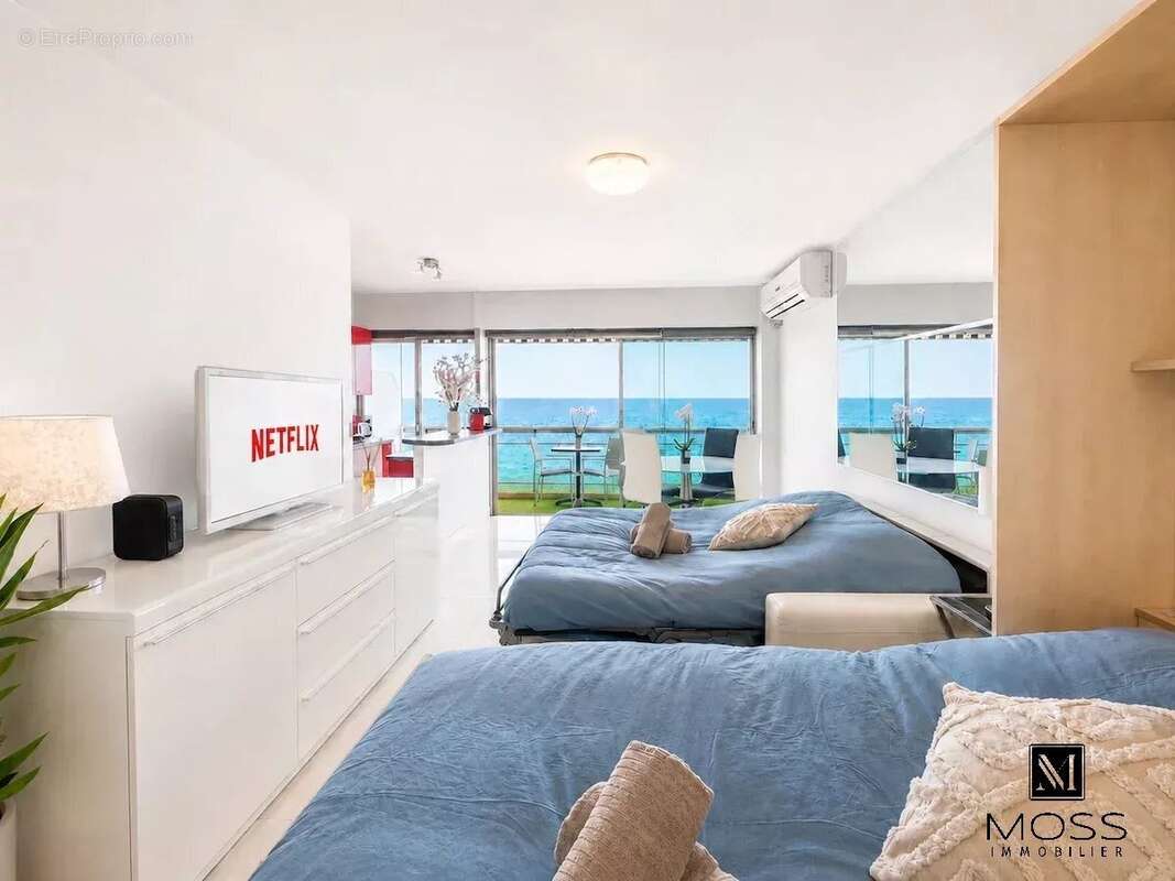 Studio vue mer panoramique - Cagnes-sur-Mer, front de mer - photo 4