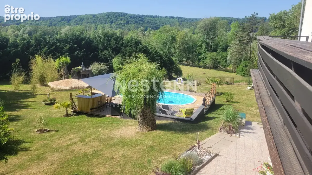 Bien rare à nancois-sur-ornain 583 m² environ vue sur la nature, terrasses, piscine hors sol amménagée et acces a la riviere - photo 6