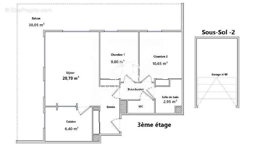 Appartement à LYON-8E