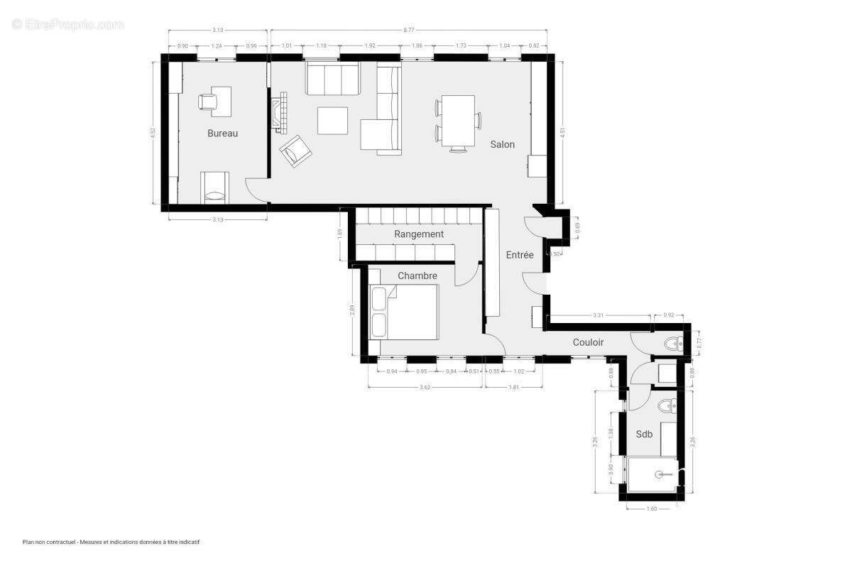 Appartement à PARIS-1E