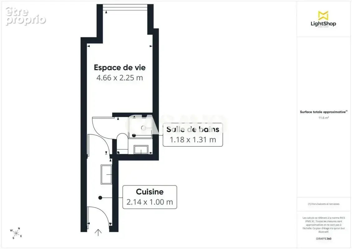 Vente Appartement 1 pièce de 12m² - 75016 Paris - photo 13